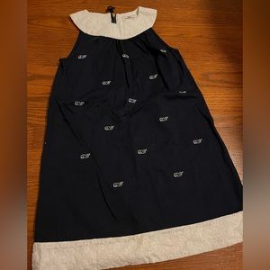 Blue Vineyard Vines girl dress, size 7